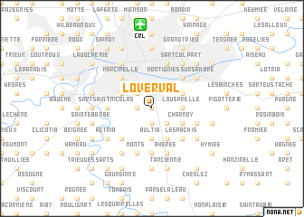 map of Loverval