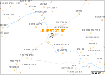 map of Love Station