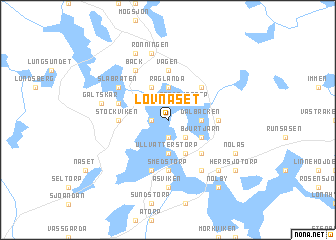 map of Lövnäset