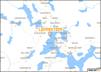 map of Lövnästorp