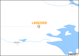 map of Lovozero