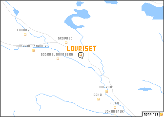 map of Lövriset