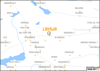 map of Lövsjö