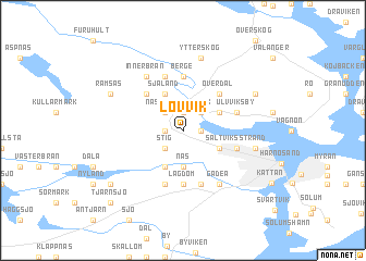 map of Lövvik