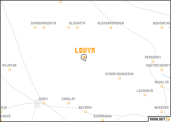 map of Lovynʼ