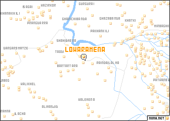 map of Lowara Mena