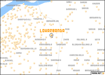 map of Lowar Bānda