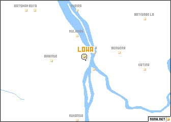 map of Lowa