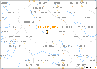 map of Lower Qora
