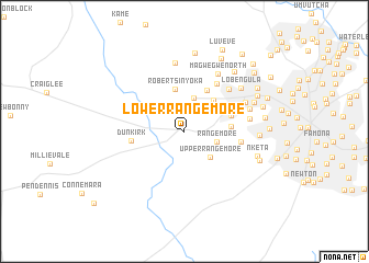 map of Lower Rangemore
