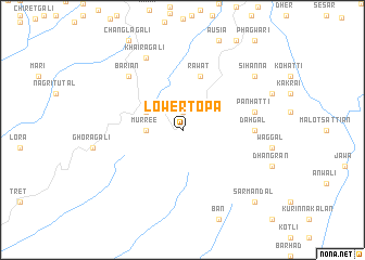 map of Lower Topa