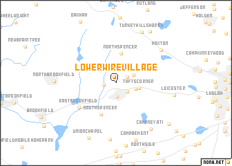 map of Lower Wire Village