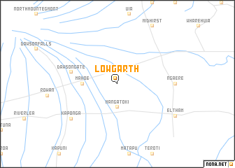 map of Lowgarth