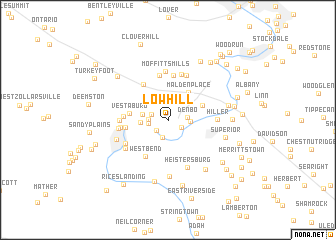 map of Lowhill