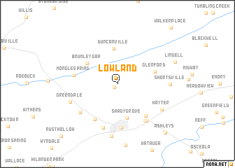 map of Lowland