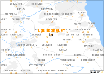 map of Low Moorsley