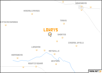 map of Lowrys