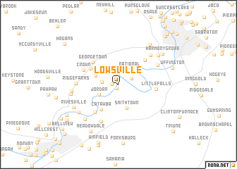 map of Lowsville