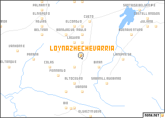 map of Loynaz Hechevarría