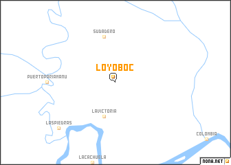map of Loyoboc
