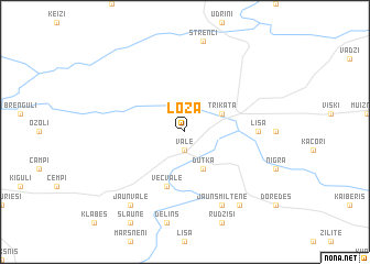 map of Loža