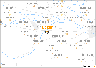 map of Lozen