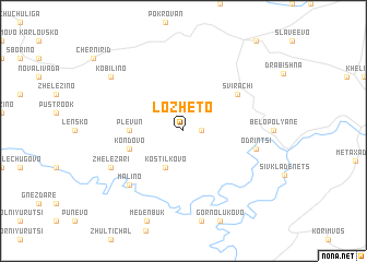 map of Lozheto