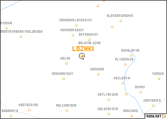 map of Lozhki