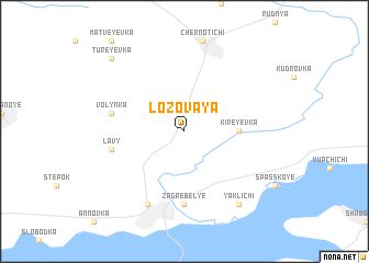 map of Lozovaya