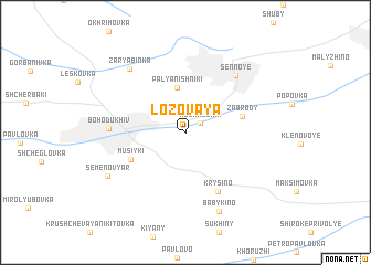 map of Lozovaya