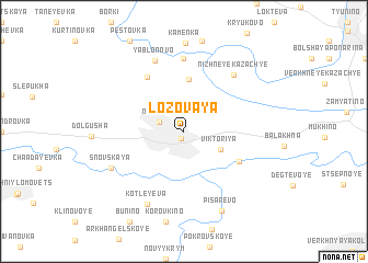 map of Lozovaya