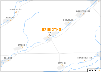 map of Lozuvatka