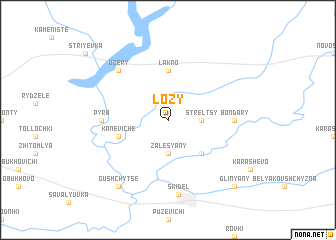 map of Lozy