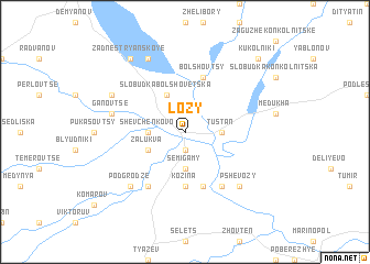 map of Lozy