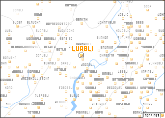 map of Luabli