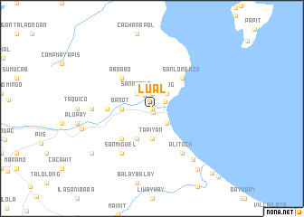 map of Lual