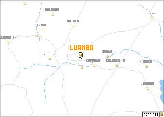 map of Luambo