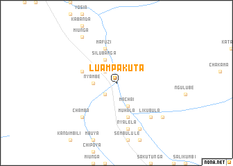 map of Luampa Kuta