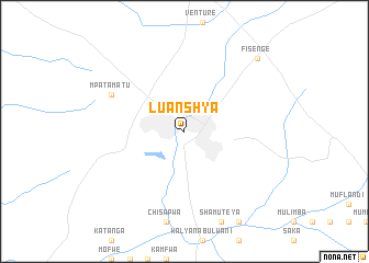 map of Luanshya