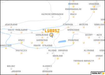 map of Lubasz