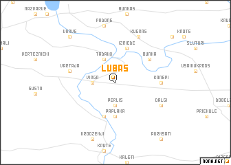 map of Lubas