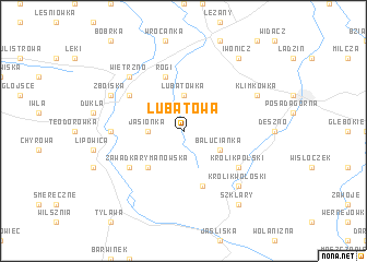 map of Lubatowa