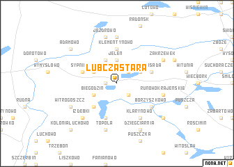 map of Lubcza Stara