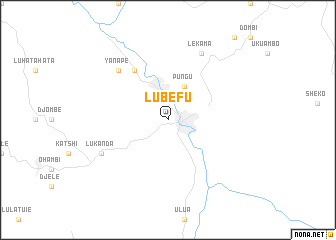 map of Lubefu