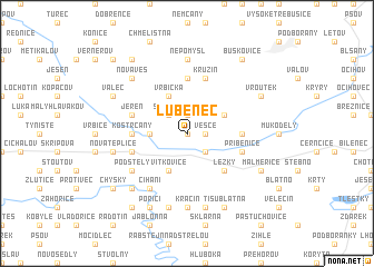 map of Lubenec