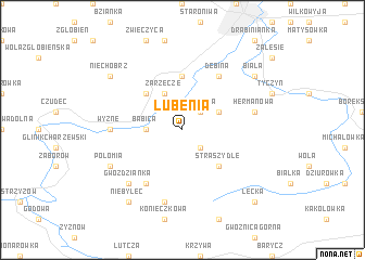 map of Lubenia