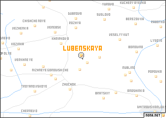 map of Lubenskaya