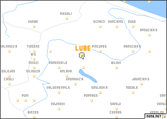 map of Lube