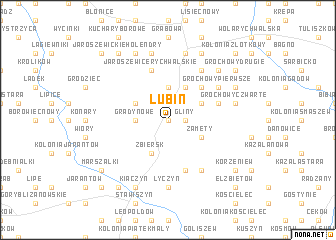 map of Lubin