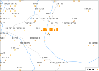 map of Lubirnea